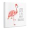Stupell Industries Motivational Balance Flamingo Wall Plaque Art